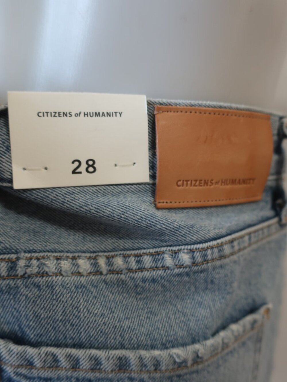 NWT Womens COH Citizens of Humanity (Item-212) Blue Ambrosio High Road Short 28 - Picture 9 of 11